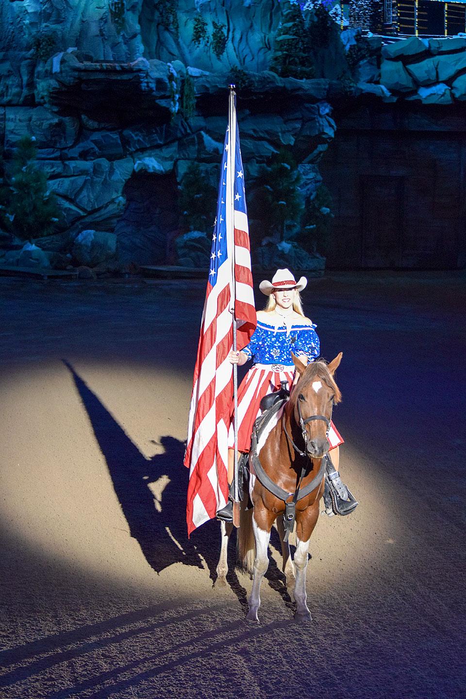 American Patriotism on display at Dolly Parton’s Stampede