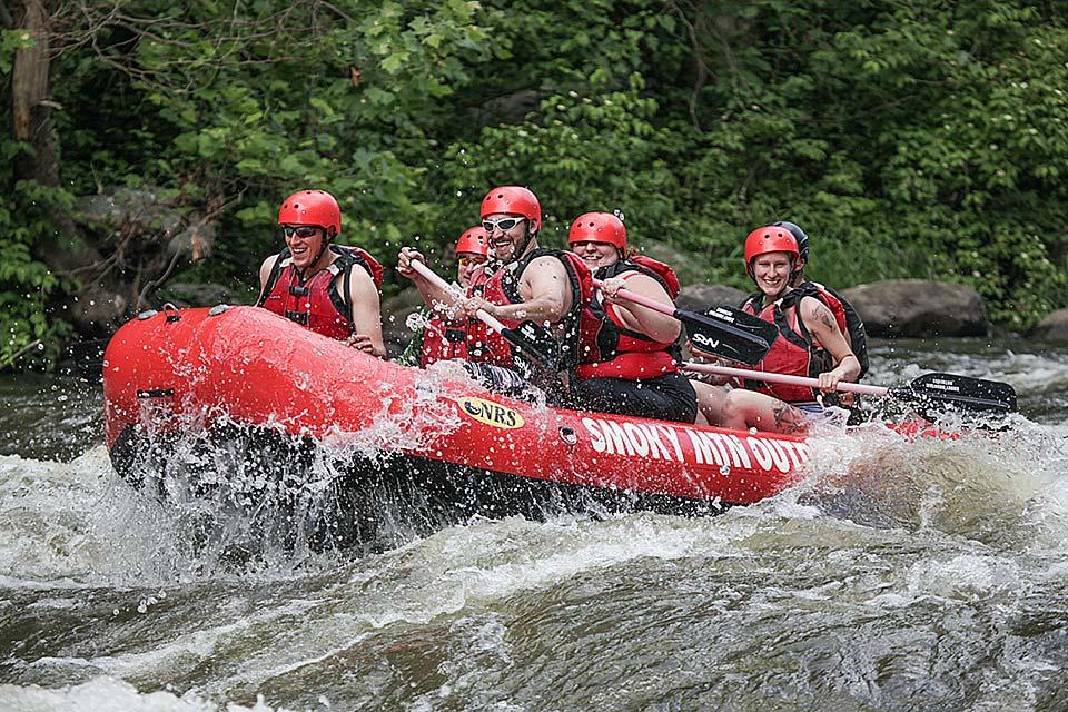 Whitewater rafting with Smoky Mountain Outdoors
