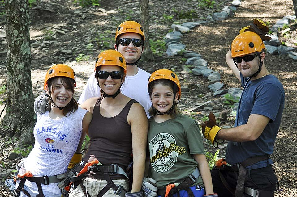 Wears Valley Ziplines is a great outdoor activity for the family.